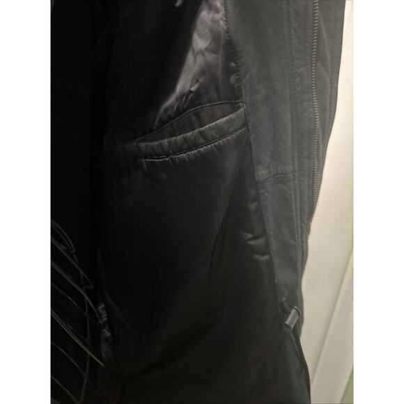 Villa Classico Vintage Heavy Black Suede Coat W/hood. Men’s. L - Picture 3 of 11